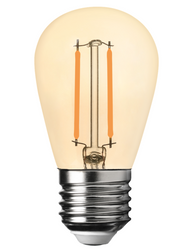 Żarówka Filamentowa LED 1W ST45 E27 2700K Amber