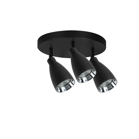 Light prestige Campana 3 plafon czarny LP-3103/3C BK
