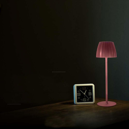 Lampka Biurkowa Nocna V-TAC 2,7W LED 34cm Ładowanie USB Ściemnianie Brąz 