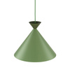 LAMPA WISZĄCA MATTEO PEAPOD GREEN 1XE27  L