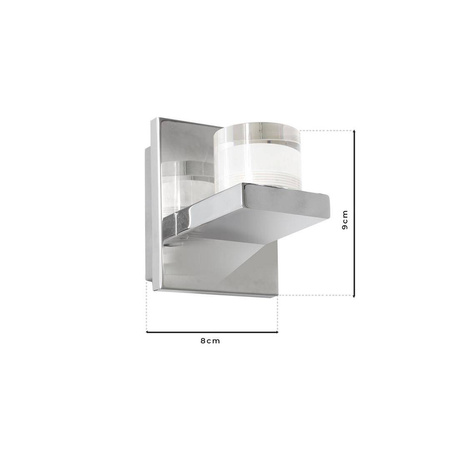 KINKIET AQUA 2X3W LED