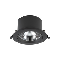 Oczko sufitowe podtynkowe EGINA LED 15W 1100lm 4000K czarny Nowodvorski Lighting 10558
