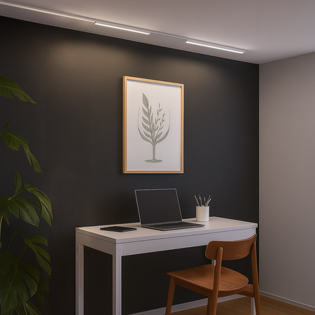 Slim Magnetic Track Biały 61cm 20W LED Tuya CCT