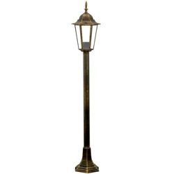 Lampa zewnętrzna LIGURIA 1m patyna 1xE27