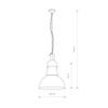 Nowodvorski Lampa wisząca czarna HIGH-BAY 