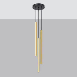 Lampa Wisząca PASTELO 3P złoty połysk