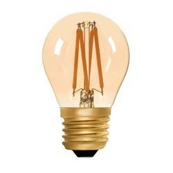 Żarówka Led E27 6W G45  kulka ciepła 2200K filament amber