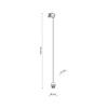 Tk Lighting TRACER TRÓJOBWODOWY WHITE 1 zawieszenie E27 1,5M