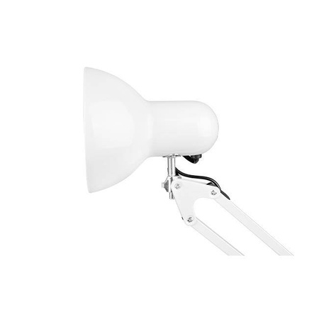 Lampa biurkowa kreślarska Lena 1xE27 biała