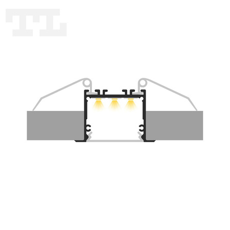 LED P22-1 Profil 3000 mm biały lakierowany (nr kat 8622116)