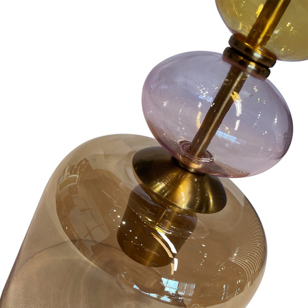 Light prestige Tropea 1 wisząca mała bursztyn LP-2004/1P S AM