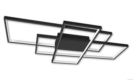Plafon lampa LED Galaxis Hydra 126W 90x50x8 cm czarny