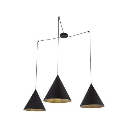 Lampa wisząca CONO Black 3xE27
