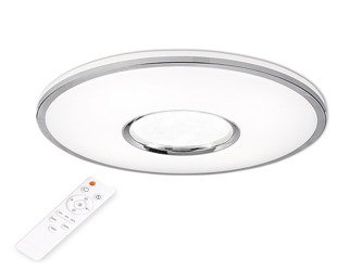 Lampa sufitowa Plafon LED 36W ściemnialna z pilotem 49cm Leon