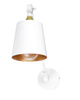 Kinkiet regulowany biały metalowy LOFT
