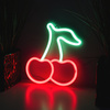 Dekoracja świetlna Neon LED "czereśnia", 19 x 22,5 cm