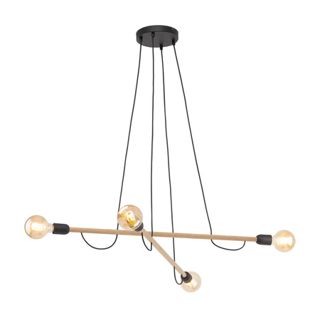 Lampa wisząca HELIX WOOD 4xE27