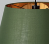 Lampa Wisząca z Tkaniny Baharia zielono złota