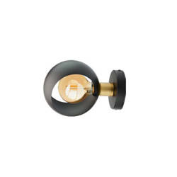 Kinkiet CYKLOP BLACK 1xE27