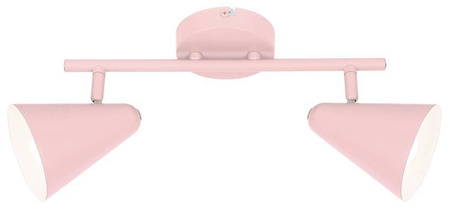 Lampa ścienna Candellux Amor 92-68798 listwa E14 jasny róż