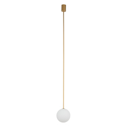 Nowodvorski Lampa wisząca KIER L SATIN GOLD 140cm 1xG9 10308