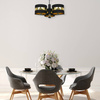 Lampa sufitowa PALMIRA BLACK / GOLD 3xE27 60W