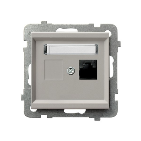 Ospel Sonata Kaszmir Gniazdo komputerowe pojedyncze, kat. 5e MMC GPK-1R/K/m/82