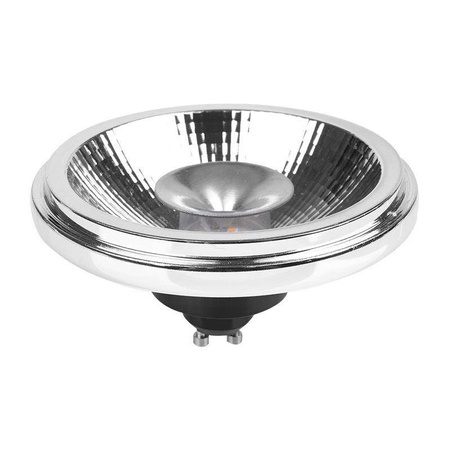 Żarówka LED AR111 GU10 12W ciepła 3000k srebrna