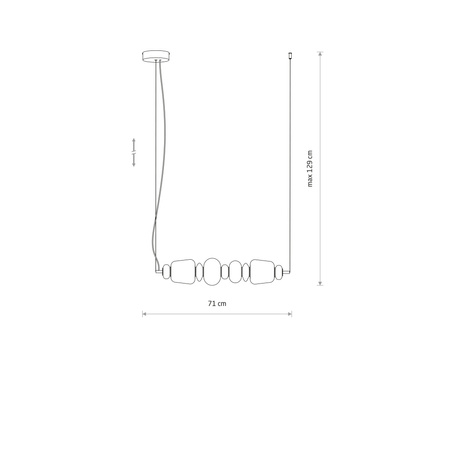 Lampa wisząca CERAMIC LED 22W 3000K Nowodvorski 11700