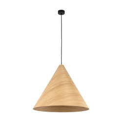Tk Lighting SOLIS WOOD DĄB JASNY lampa wisząca 1xE27
