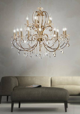 Lampa sufitowa OLIMP BLACK / CHROME 3xE27 60W
