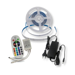 Taśma LED V-TAC Zestaw RGB 24V Bezpunktowa COB 13W SKU 2880+3625+3272 VT-COB RGB