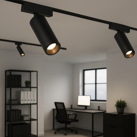 Slim Magnetic Track Czarny Spot 9W LED Tuya CCT