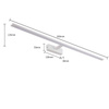 Kinkiet Isla XXL CCT 1xLED biały IP44 GS-LWB-32W WH CCT