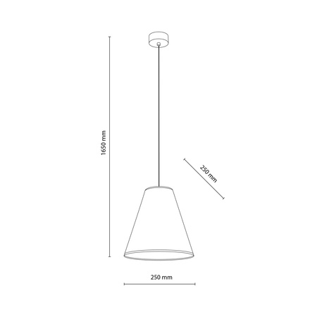 CONEA SABIA LAMPA WISZĄCA 1XE27