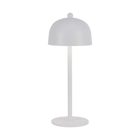 Lampka Biurkowa Nocna V-TAC 3W LED 30cm Ładowanie USB Ściemnianie Biała 
