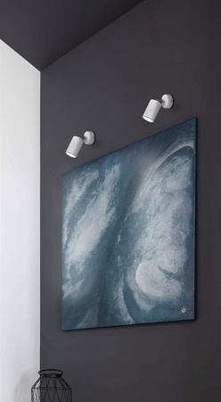 Kinkiet w formie klasycznego reflektorka, do holu K-4418 z serii KAYLA