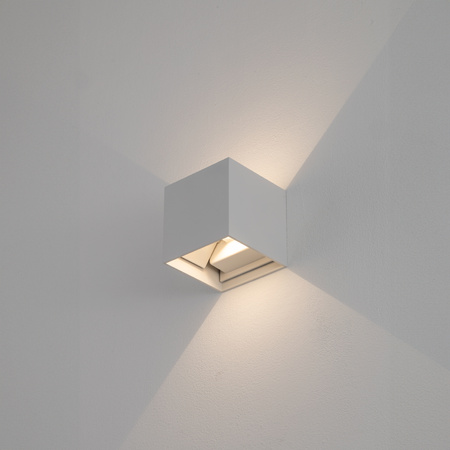 Nowodvorski Lampa ścienna natynkowa biała LIMA LED 