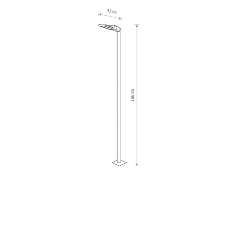 Nowodvorski Lampa stojąca zewnętrzna PATHWAY LED M 