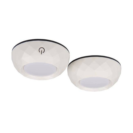 Podszafkowa lampka LED 2 sztuki na baterie 4000K biała