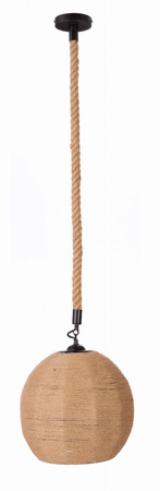 Lampa wisząca jutowa MUMIA boho