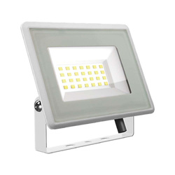 Projektor LED V-TAC 30W SMD F-CLASS Biały VT-4934-W 4000K 2510lm