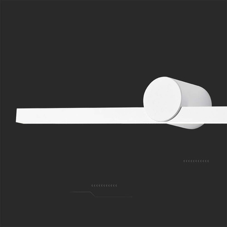 Oprawa Kinkiet Ścienny V-TAC 10W LED Biały IP65 Lustro Obraz Łazienka VT-7022-W 3000K 1530lm