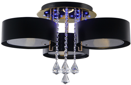 Lampa sufitowa Antila plafon 3xE27 22xLED z pilotem