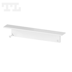 Zaślepka aluminiowa biała P21-1 bez otworu (wkręty w komplecie) (nr kat 7721113)