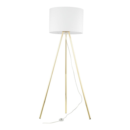 Lampa podłogowa UMBERTO White/Gold 1xE27