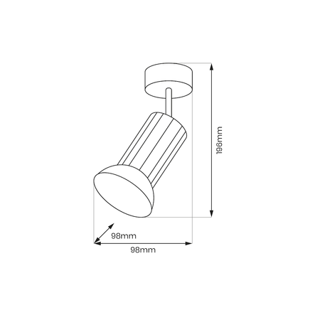 Oprawa Tulip Spot Biały 1xGU10