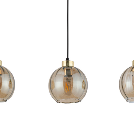Lampa wisząca DEVI Amber 3xE27 listwa 