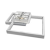 Plafon lampa LED Galaxis Herkules 70W 54x54x13cm kwadratowy biały + pilot