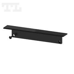 Zaślepka aluminiowa czarna P21-1 bez otworu (wkręty w komplecie) (nr kat 7721115)